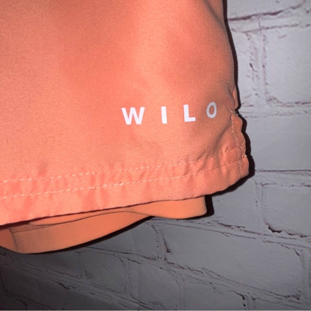 Wilo The Label Women's 2 in 1 Running Short in Peach Size S - Picture 4 of 10